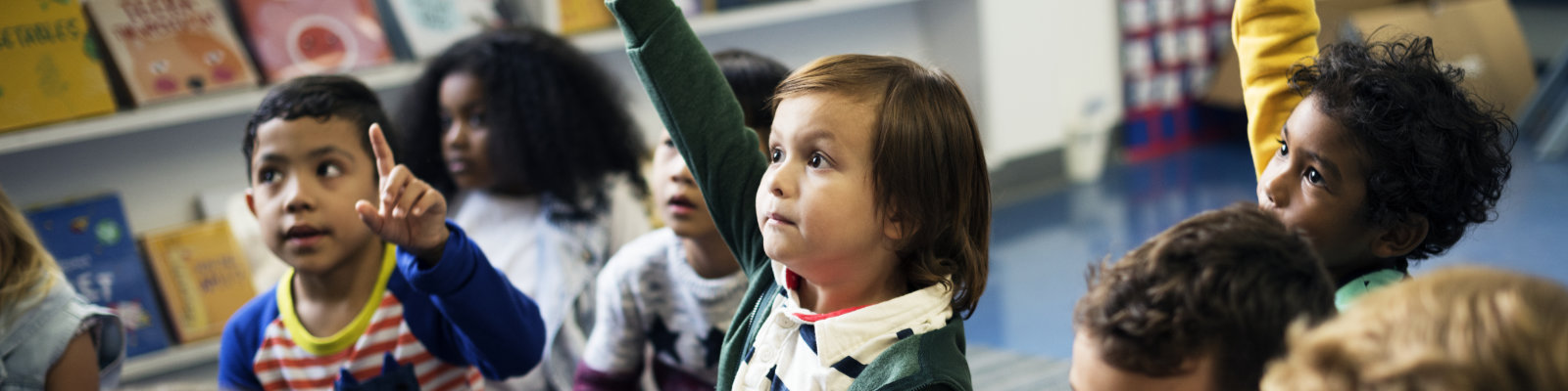 foundation stage children in class